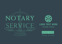 Legal Notary Postcard