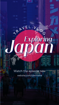 Japan Vlog Instagram Reel Image Preview