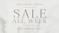 Minimalist Luxurious Sale Facebook Event Cover