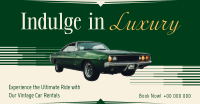 Luxury Vintage Car Facebook Ad