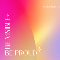 Be Proud. Be visible Instagram Post