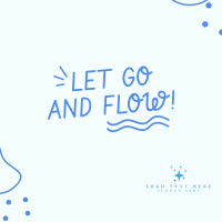 Go and Flow Instagram Post Design