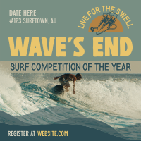 Surfing Competition Instagram Post Image Preview