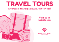 Travel Packages Postcard