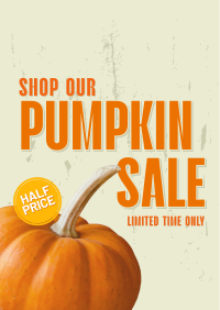 Autumn Seasonal Sale Poster