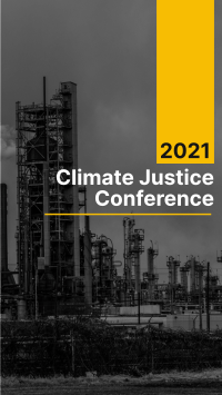 Climate Justice Conference Instagram Story