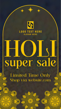 Holi Sale Patterns Facebook Story