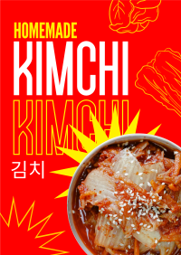 Homemade Kimchi Poster