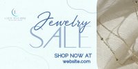 Clean Minimalist Jewelry Sale Twitter Post