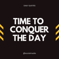 Conquer the Day Instagram Post
