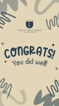 To Your Well-deserved Success Instagram Story Design