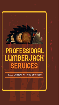 Professional Lumberjack Services Instagram Reel