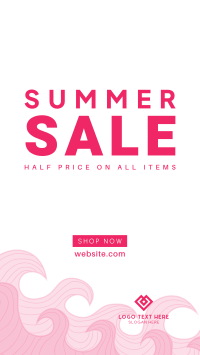 Summer Waves Sale Facebook Story