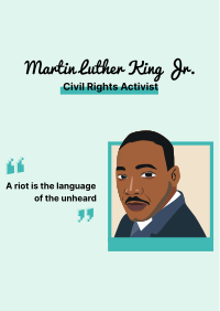 Martin Luther King Quote  Flyer