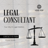 Corporate Legal Consultant Linkedin Post Design