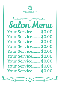 Hair Salon Flyer example 3