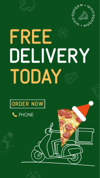 Holiday Pizza Delivery Instagram Story