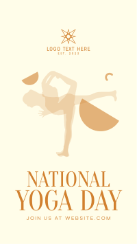 National Yoga Day Instagram Story