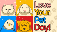 Modern Love Your Pet Day Facebook Event Cover