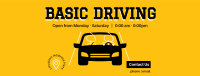 Basic Driving Facebook Cover Image Preview