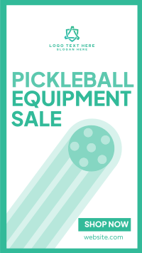 Mid-Century Pickleball Sale Instagram Reel Design