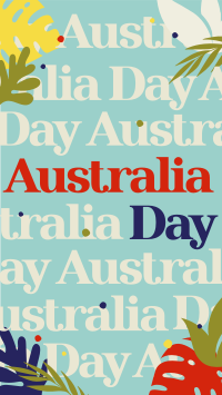 Australia Day Pattern Instagram Reel Image Preview