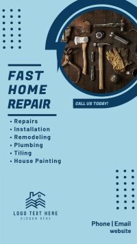 Fast Home Repair Facebook Story