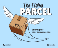 Flying Parcel Facebook Post