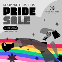 Fun Pride Month Sale Instagram Post