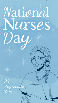 Midcentury Nurses' Day YouTube Short Design