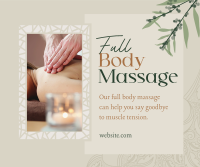 Luxe Body Massage Facebook Post