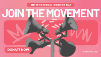 Chalky Womens Day Fundraising Animation