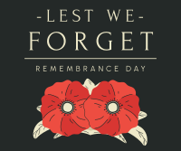 Remembrance Facebook Post example 2