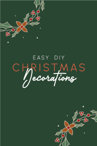 Christmas Decorations Pinterest Pin