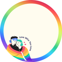 Love Who You Love LinkedIn Profile Picture Design