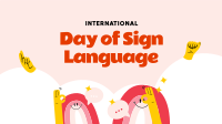 Sign Language Day Facebook Event Cover