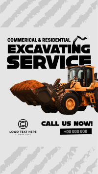 Professional Excavation Service  Facebook Story