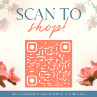 Floral Chic Scan QR Code Image Preview