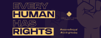 Every Human Has Rights Facebook Cover Design