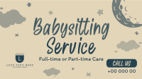 Cute Babysitting Services Animation