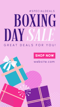 Boxing Day Special Deals Instagram Story
