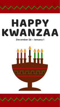 Happy Kwanzaa Instagram Story