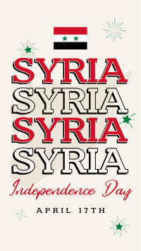 Syria Independence Day Instagram Reel Image Preview