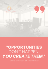 Business Opportunities Quote Flyer