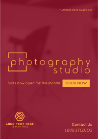 Sleek Photography Studio Flyer