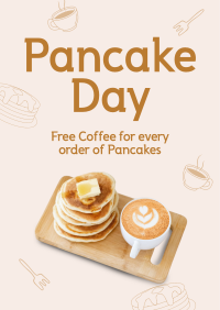 Pancake & Coffee Poster