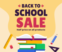 Back To School Discount Facebook Post