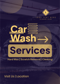 Unique Car Wash Service Flyer