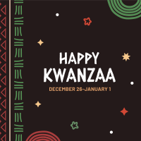 Bright Kwanzaa Linkedin Post Design