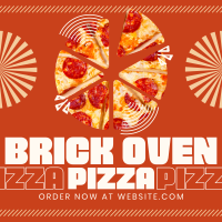 Simple Brick Oven Pizza Instagram Post